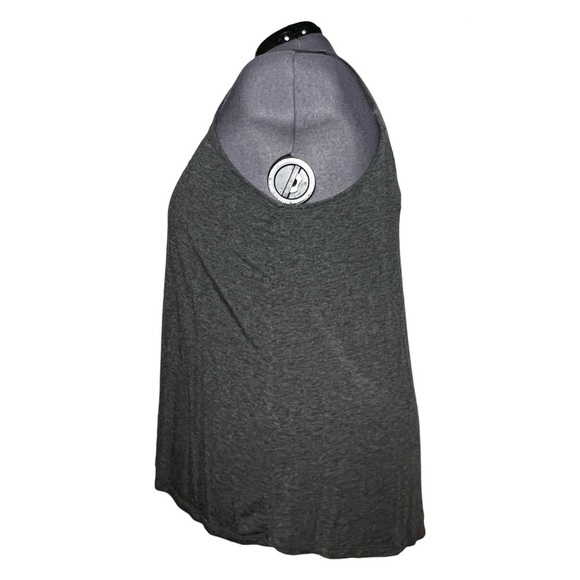 Torrid Gray Swing Knit Cami/Tank with White Embroidery Accent (Size 3) - Picture 4 of 6